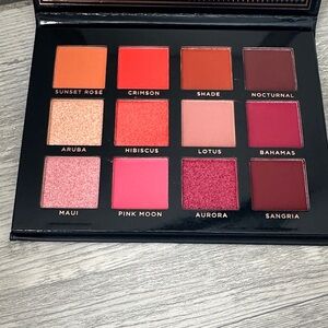 NWOT Ace Beaute Eyeshadow Palette with Sunset Rose and Crimson